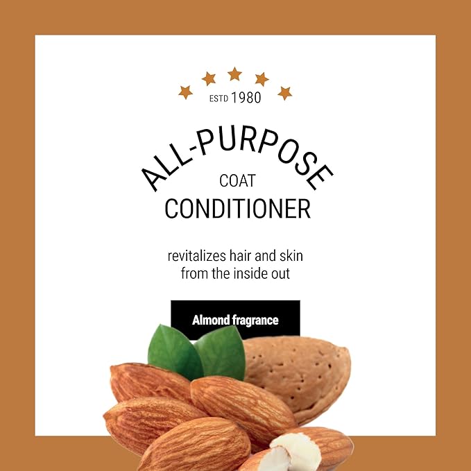 All-Purpose Coat Dog Conditioner, 1 Gallon - All Natural Ingredients, Handcrafted, Loosens Tangles and Eliminates Static, Aids in DeShedding, Professional Grade Grooming Formula-PawvioPets