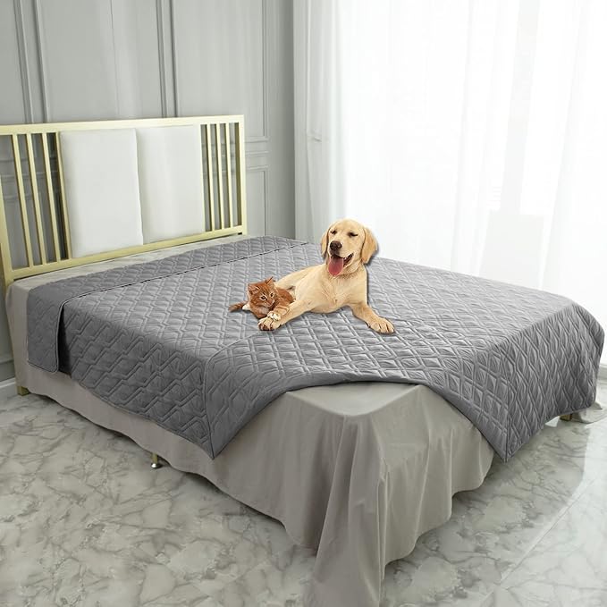 Ameritex Waterproof Blanket Reversible Dog Bed Cover Pet Blanket for Furniture Bed Couch Sofa-PawvioPets