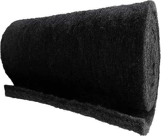 Aquarium Carbon Pad - Cut to Fit Carbon Infused Filter Pad Media for Clean & Clear Fish Tank and Ponds (Carbon filter, 10.5" x 36")-PawvioPets