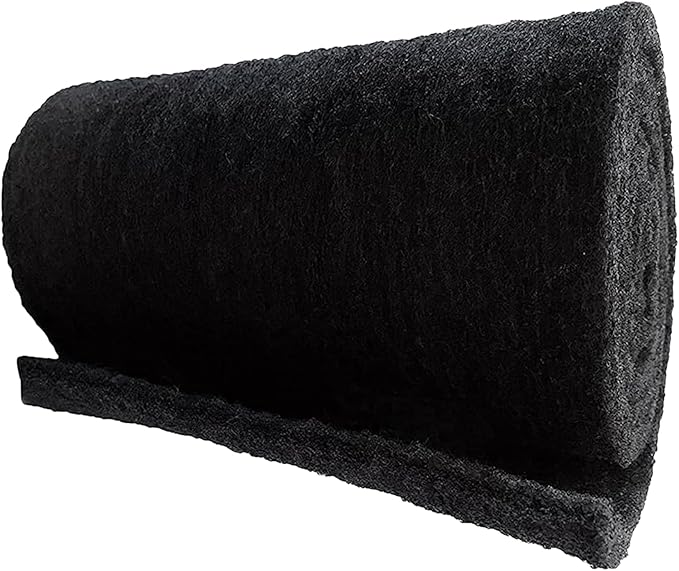 Aquarium Carbon Pad - Cut to Fit Carbon Infused Filter Pad Media for Clean & Clear Fish Tank and Ponds (Carbon filter - 5/8" Thickness, 1 Pack - 10.5" x 72")-PawvioPets
