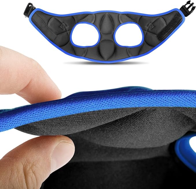 Comfort Fit Dog Harness No Pull with 2 Leash Clips Step in Harness for Small Sized Dogs Soft Padded Comfortable All Weather Dog Vest with Easy Control Adjustable Buckles for Dogs & Puppies – Blue XS-PawvioPets