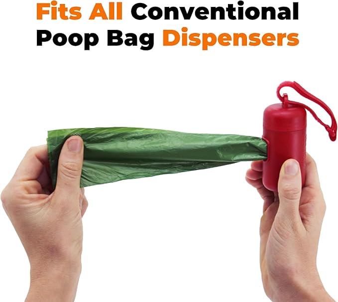 Best Pet Supplies Poop Bags for Dogs, 50% Post-Consumer Recycled Content dog waste bags on rolls, fits all poop bag holders for leashes - 600 Count, Green, Unscented-PawvioPets