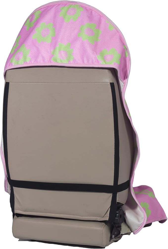 Car Seat Cover Protector Front Seats,for Gym Workout,Running,Swimming,Beach and Hiking,Waterproof Sweat Towel Bucket Seat Covers for Cars SUV Trucks (Flower and Pink, 2Pcs)-PawvioPets