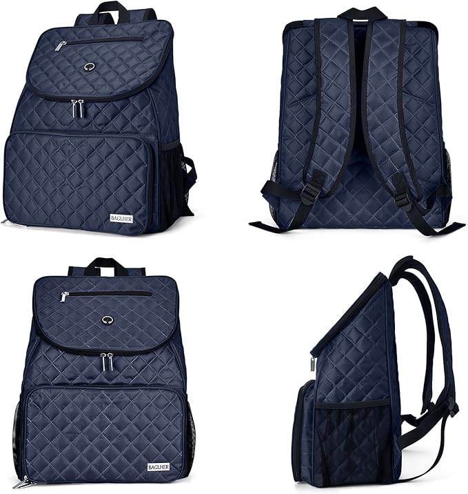 BAGLHER Dog Travel Bag,Airline Approved Pet Supplies Backpack, Dog Travel Backpack with 2 Silicone Collapsible Bowls and 2 Food Baskets.-PawvioPets