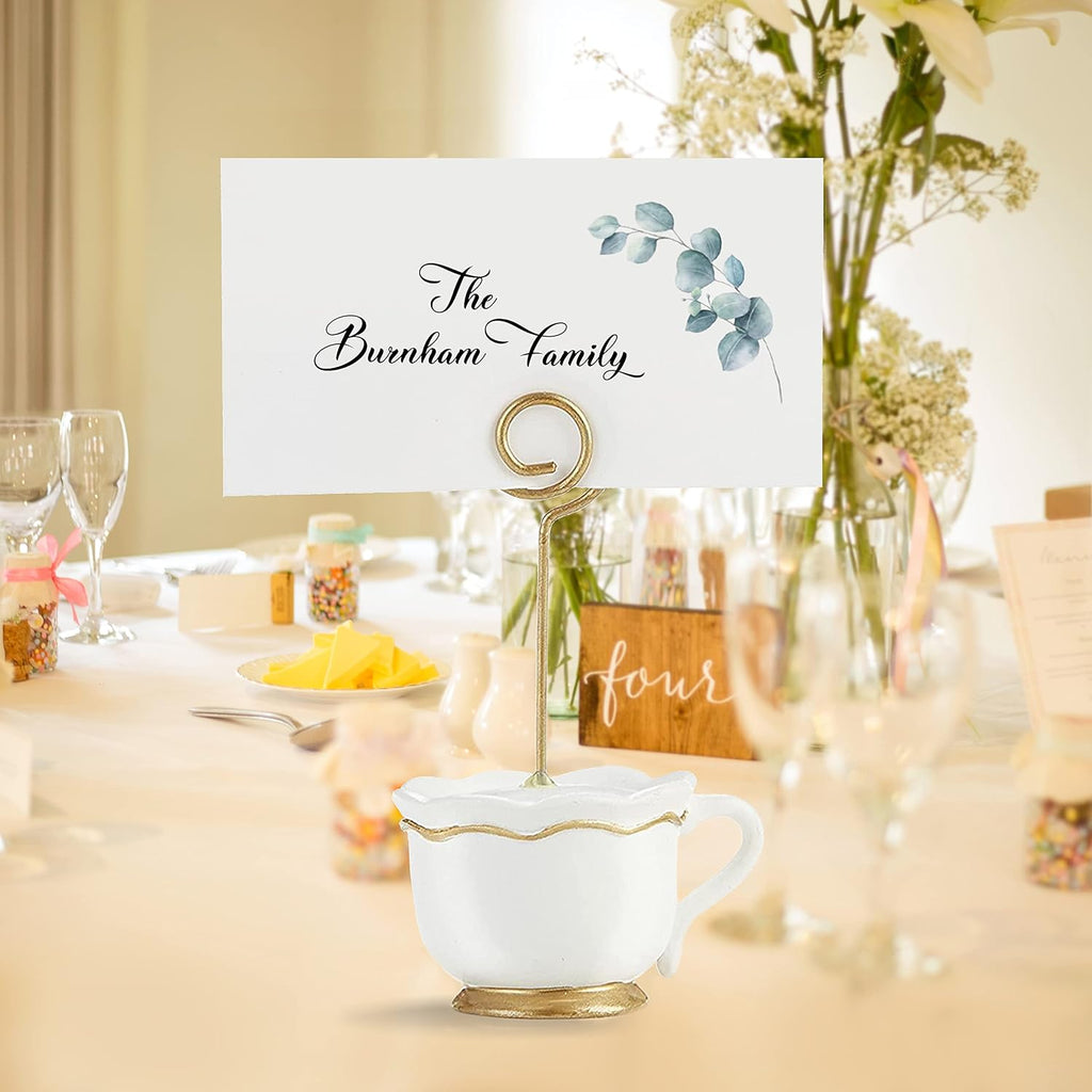 CLEVER SIGNS Place Cards for Wedding or Party, Seating Place Cards for Tables, Scored for Easy Folding, Flower Design 100 Pack, 2 x 3.5 Inches