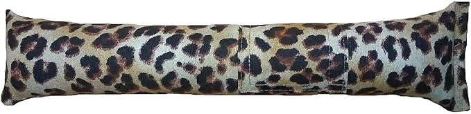 15" Leopard Print Catnip Cat Kicker Toy with Refillable Pocket (Kickers Filled with 1 oz Premium Canadian Catnip)-PawvioPets