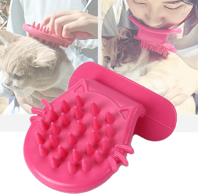 Cat Brush Shedding Grooming, Soft Massage Cat Tongue Brush, Licking Your Cat Like a Mama Cat to Comfort, Surprise Pet Gifts-PawvioPets