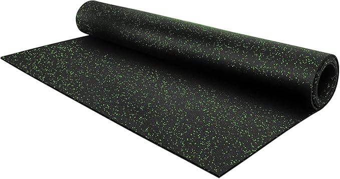 Flooring Inc's 1/4" Thick Tough Rubber Flooring Roll | Flexible Recycled Rubber Floor Mats for Home Gym | Heavy Duty Rubber Mat for Home Gyms, Sheds, Horse Stall Mat or Trailer-PawvioPets
