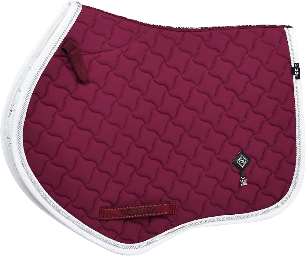 Close Contact Non-Slip Design Horse Riding Pad Moisture-Wicking Shock Absorbing English Saddle Pad for Horses-PawvioPets