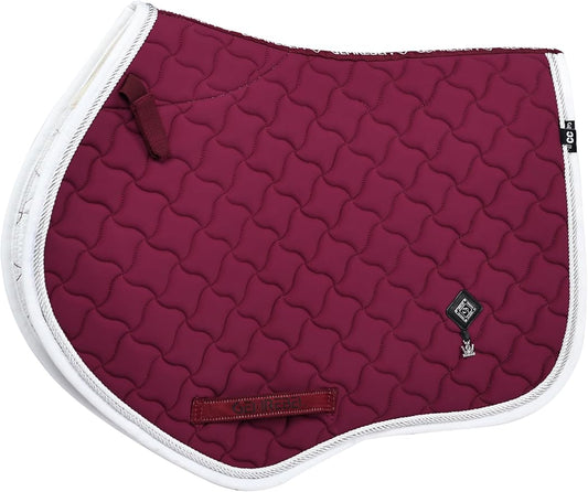 Close Contact Non-Slip Design Horse Riding Pad Moisture-Wicking Shock Absorbing English Saddle Pad for Horses-PawvioPets