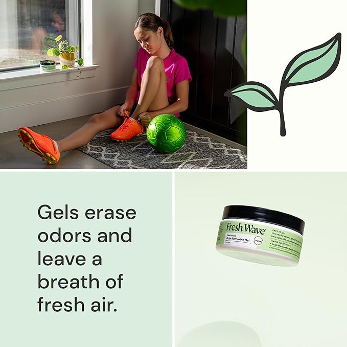 Fresh Wave Odor Removing Gel, 7 oz., Pack of 3 - Odor Absorbers for Home, Safer Odor Relief, Natural Plant-Based Odor Eliminator, Every 7 oz. lasts 15-30 Days, For Cooking, Trash & Pets-PawvioPets