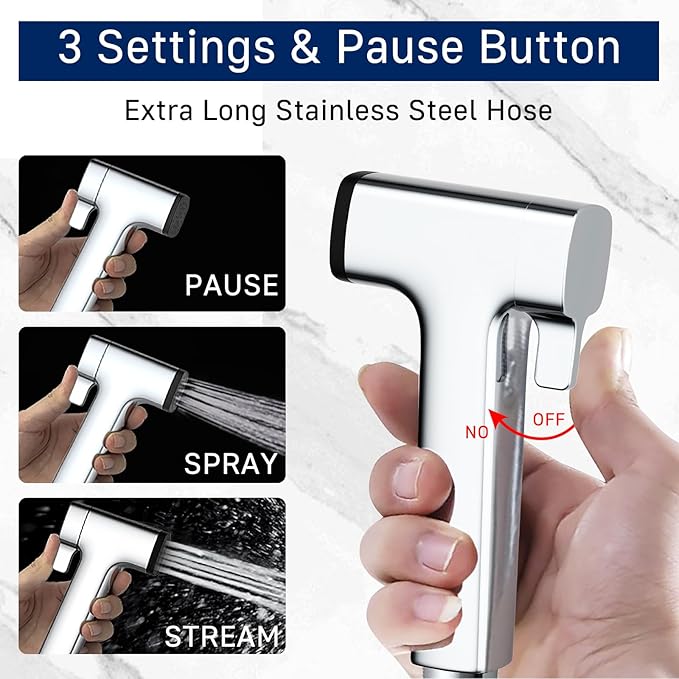 Dog Shower Attachment for Pet Bath,Dog Washing Hose Attachment,Dog Wash Sprayer Kit Includes 2-mode Dog Shower Handheld,118 Inches Stainless Steel Hose,G1/2" Metal Shower Diverter (Sprayer Kit)-PawvioPets