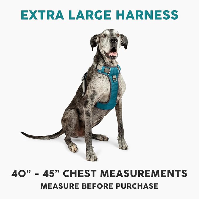 Embark Adventure Dog Harness, Reflective Trim XL Dog Harness for Extra Large Dogs No Pull - Military Grade Nylon, 2 Leash Clips & Gel Lined Handle. Soft & Padded Puppy-PawvioPets