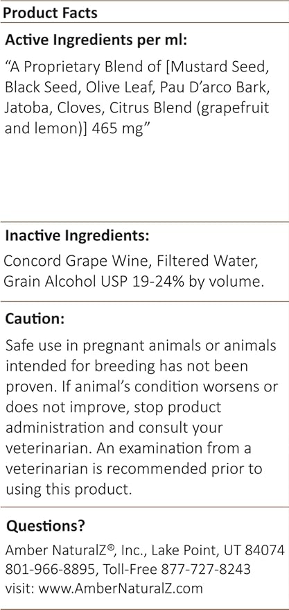 Amber NaturalZ Kochi Free Herbal Supplement for Dogs, Cats, Birds, Guinea Pigs, and Rabbits | Pet Herbal Supplement for Healthy Stool Support | 1 Fluid Ounce Glass Bottle | Manufactured in The USA-PawvioPets