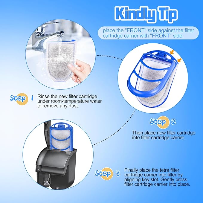 15 Pack Carbon Filter Large Compatible with Tetra Whisper EX30/EX45/EX70 Filters, Replacement Filter Cartridges Compatible with Whisper EX30/EX45/EX70 Filters-PawvioPets