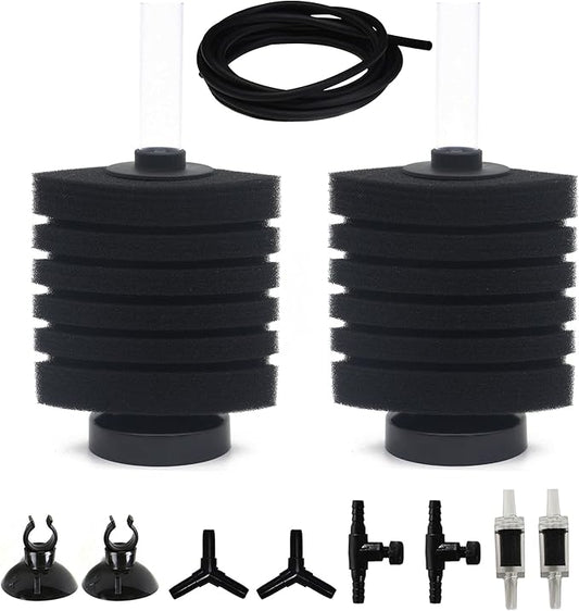 ALEGI Aquarium Sponge Ftiler 30gallon, Sponge Ftiler 40gallon for Breeding Fry, Betta, Shrimp Small Fish Tank (Fit for 40 Gallon)-PawvioPets