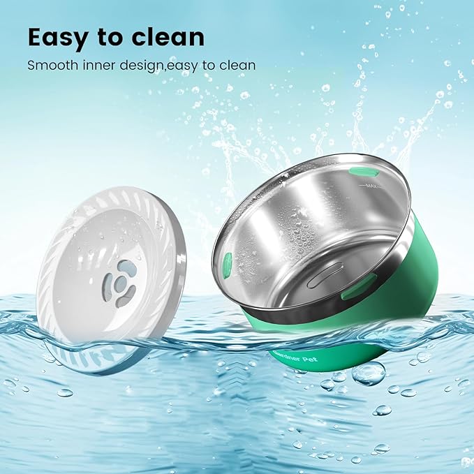 Gardner Pet Dog Bowls 1 Gallon (3.85L) Stainless Steel No Spill Dog Water Bowl, Slow Water Feeder Metal Bowls, Spill Proof Water Dispenser for Large Dogs, Promotes Healthy Hydration-PawvioPets