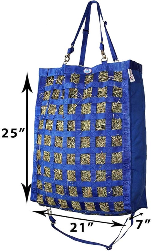 Derby Originals Front Web Slow Feeder Horse Hay Bag Super Tough Bottom with 6 Month Warranty-PawvioPets