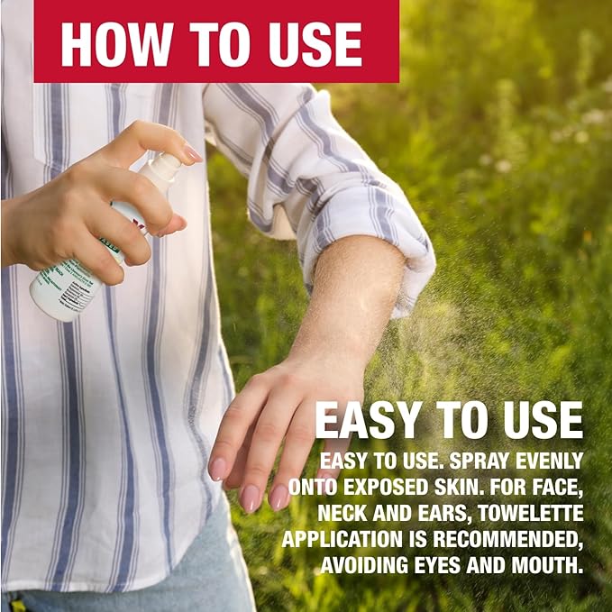 CoreTex Bug X FR DEET-Free Insect Repellent Spray - 4oz Bottle of Natural Geranium Oil to Protect Against Mosquitoes, Flies & Fleas - Travel Size Bug Repellent Spray Bottle-PawvioPets