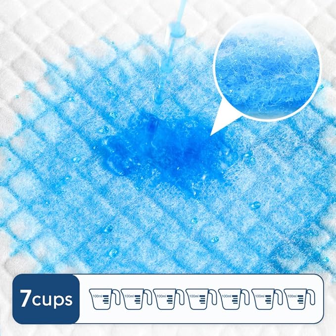 50 Count 28” x 34” XL Disposable Dog Pee Pads, Super Absorbent Leakproof Quick Drying Puppy Pee Pads for Dogs, Extra Large Disposable Dog Training Pads-PawvioPets