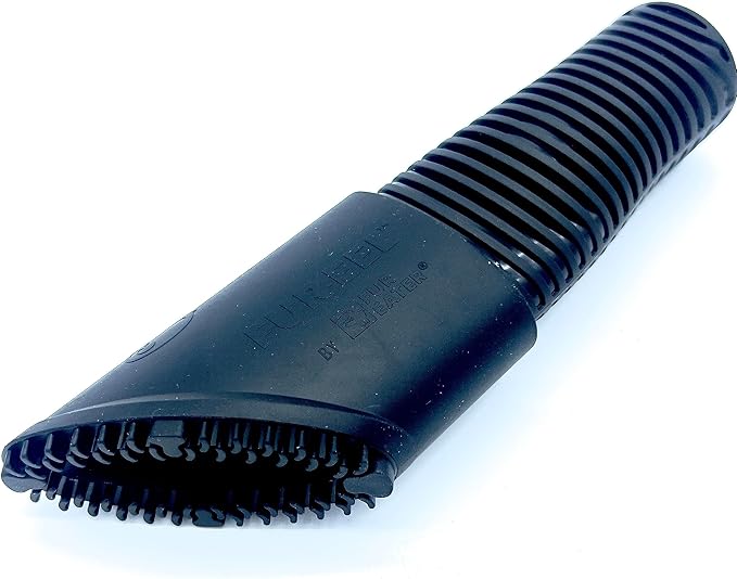 Buff Brite Pet Grooming Tool Fur-EEL FANG PRO Cat & Dog Hair Remover, Black-PawvioPets