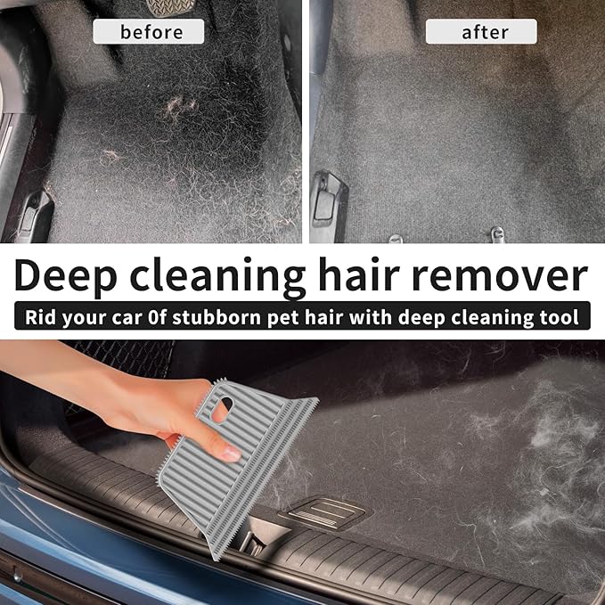 Carpet Rake,Lint Remover,Carpet Rake for Pet Hair Removal,Lint Brush,Lint Shaver for Carpets, Car Mat,Couch,Pet Bed,Furniture & Rug(3-Pack)-PawvioPets