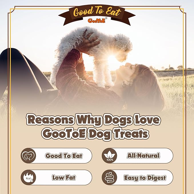 Gootoe Chicken Dog Treats – Chicken Sticks (Mini) 1.5 lb – All Natural, Grain-Free, Low Fat, Premium Training Chews, Healthy & Easily Digestible-PawvioPets