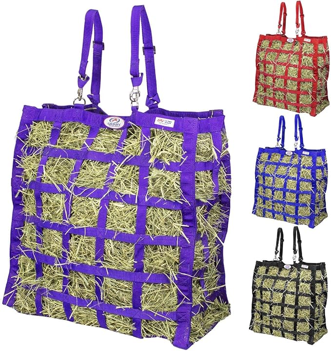 Derby Originals Easy Feeder Horse Hay Bag with Super Tough Bottom and 1 Year Warranty-PawvioPets