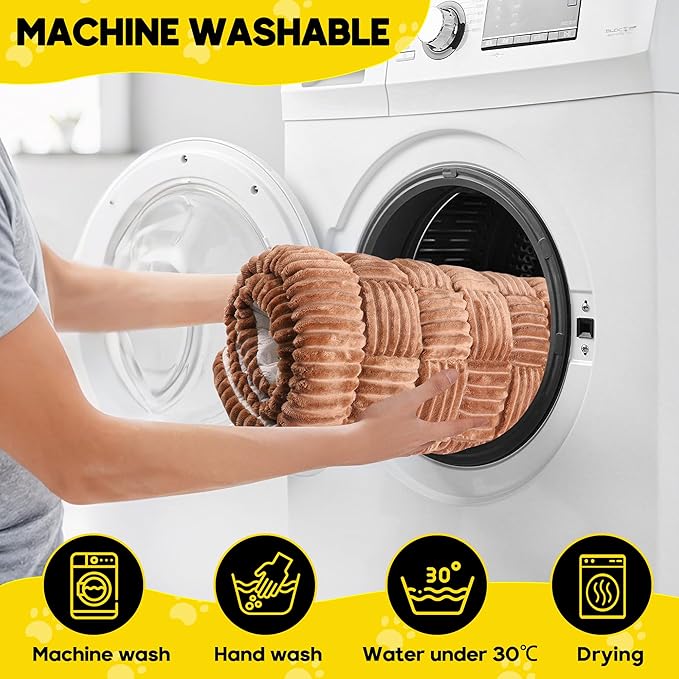 Dog Car Bed Mat, Non-Slip Backseat Extender Pet Blanket, Plaid Dog Bed for Trucks, Sedans & Large SUVs, Chew-Resistant Travel Pad for Dogs, Easy Clean & Scratch-Proof & Comfort（56"x28.7" Brown-PawvioPets