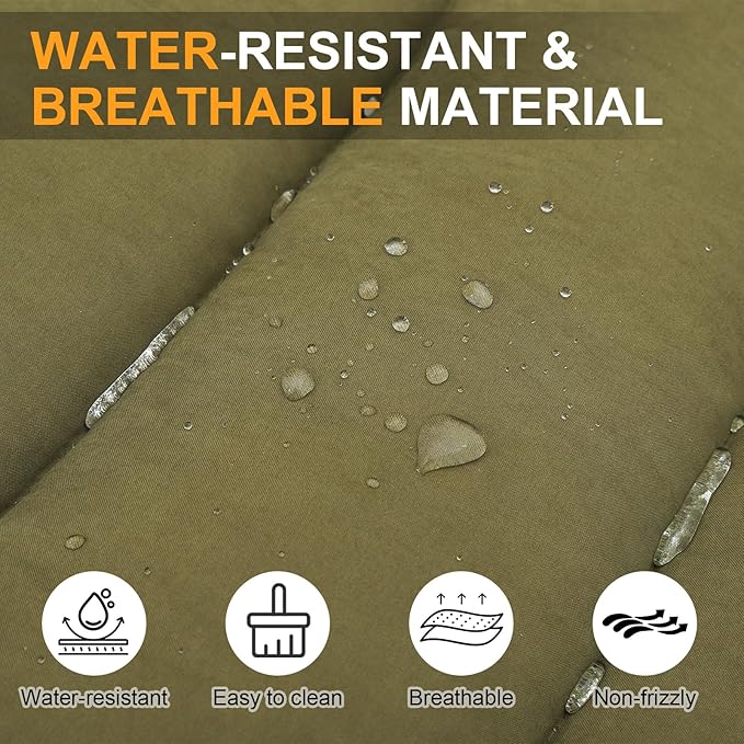 BEAUTYZOO Outdoor Dog Bed Waterproof, Camping Dog Bed Reversible, Portable Travel Bed with Carry Bag- Machine Washable, Durable, Foldable Outdoor Pet Bed Mat for Medium Large Dogs, 35” x 51“ Green-PawvioPets