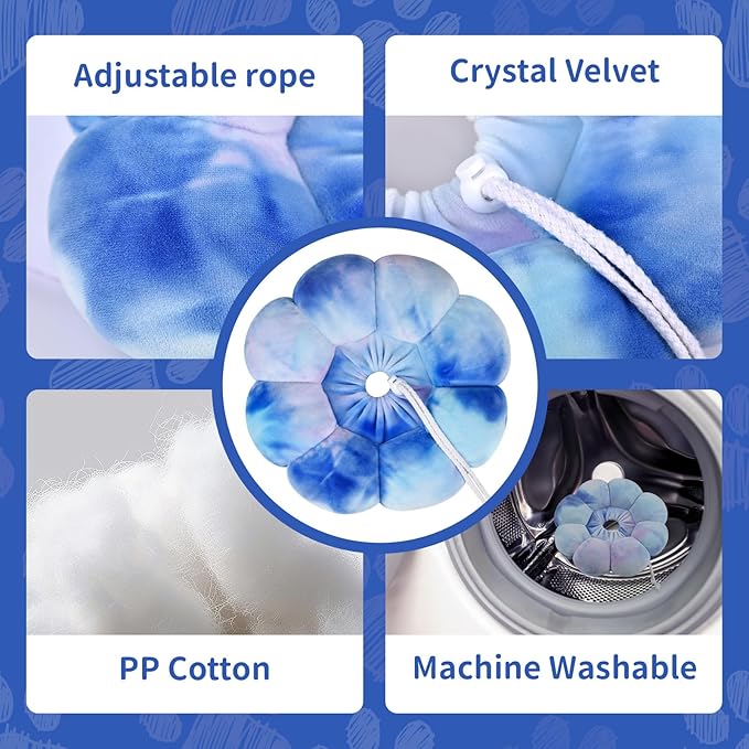 Dog Cat Surgical Recovery Cone Dog Protective Collar, Pet Recovery E-Collar Soft Neck Cone to Stop Licking Wound for Cats & Kittens Small Dog After Surgery-PawvioPets