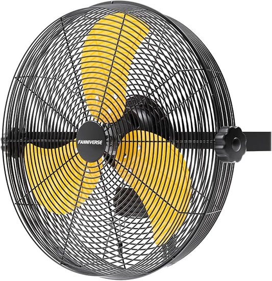 14 Inch Wall Fan Pro Series - Waterproof Motor High Velocity Wall Mount Fans for Commercial, Residential, Warehouse, Covered Patio, Shop, Garage, Barn 3 Speed 3000 CFM UL Safety Listed-PawvioPets
