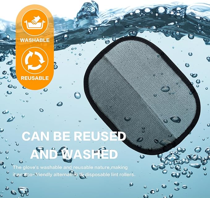 5pc Pet Hair Removal Gloves, Reusable Cats & Dogs Pet Hair Removal Tool,Efficient Pet Hair Removal Electrostatic Gloves is Suitable for Clothes, Sofas, Beds and Carpets-PawvioPets