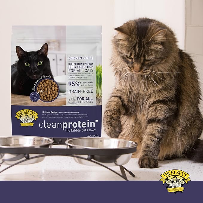 Dr. Elsey's cleanprotein Chicken Cat Kibble 2-lb. Bag-PawvioPets