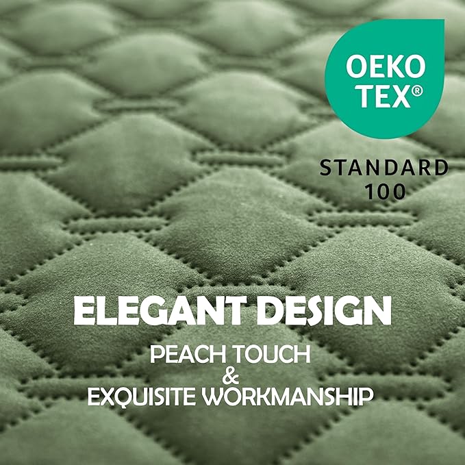 gogobunny 100% Double-Sided Waterproof Dog Bed Cover Pet Blanket Sofa Couch Furniture Protector for Puppy Large Dog Cat, Reversible (30x90 Inch (Pack of 1), Dark Green/Light Green)-PawvioPets