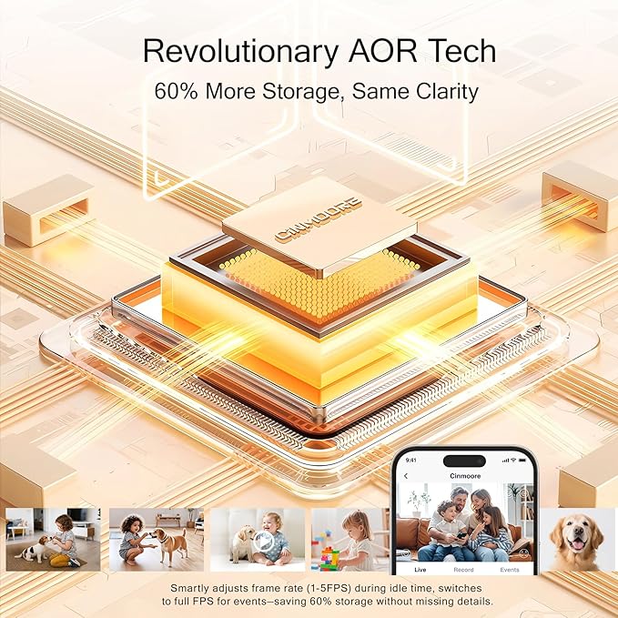 3K Pet/Dog/Cat Camera with Phone App, No-Subscription Local Person/Pet/Face Detection, 5G Security Camera Indoor, PTZ WiFi Cameras for Home Security, 0-Glow Night Vision, Full Duplex Audio-PawvioPets