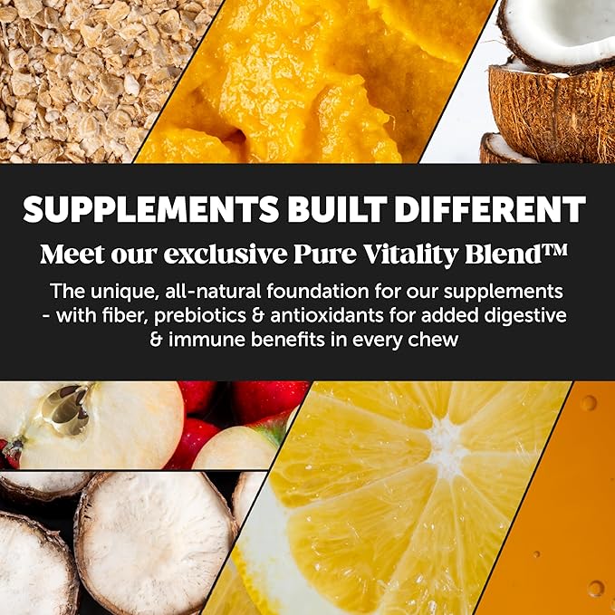 Dog Scoot Stopper - Complete Anal Gland Support with Fiber, Prebiotics & Probiotics - No Scoot for Dogs (90 ct)-PawvioPets