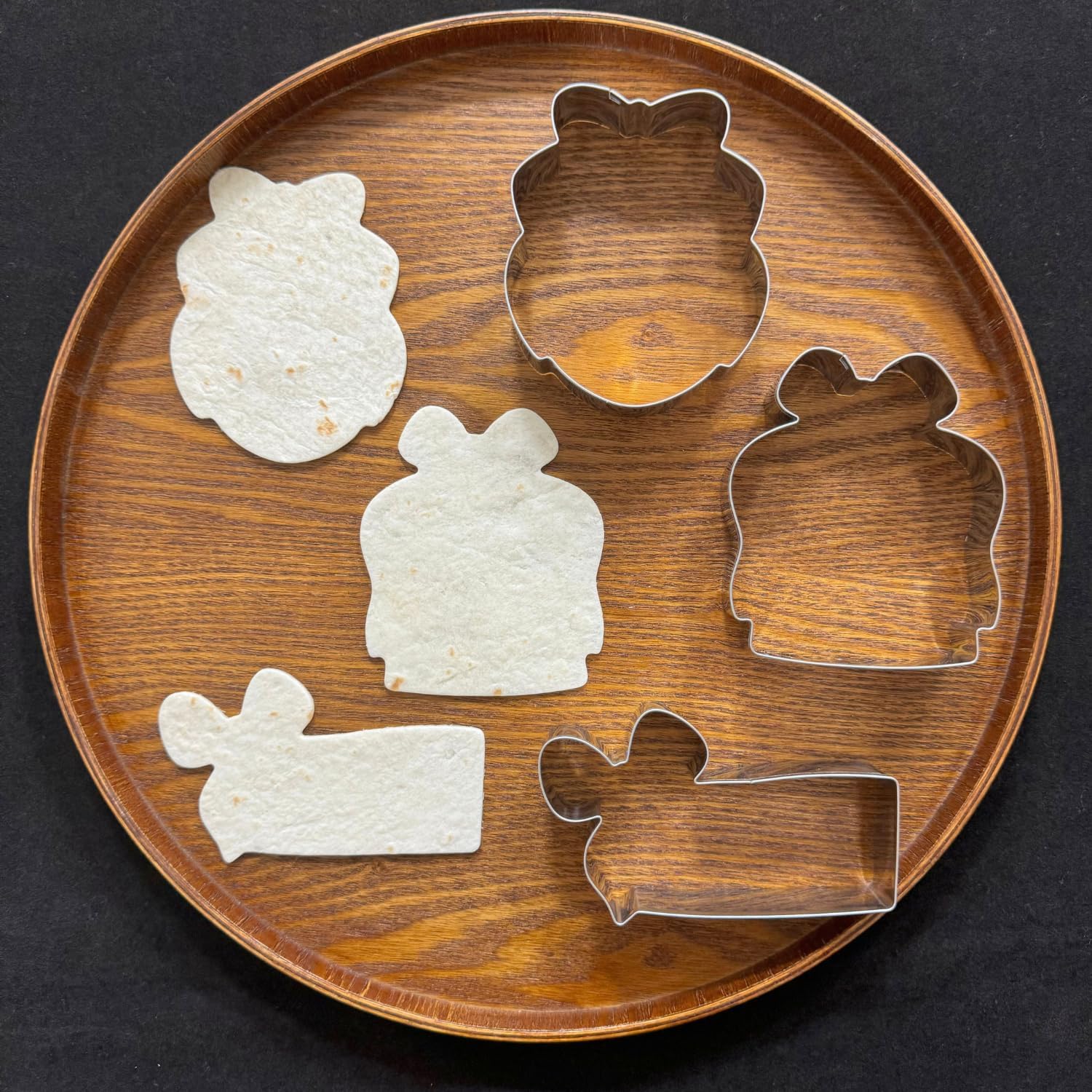 Large Plaque Cookie Cutter Set with Bow- 4 Inch-Square, Oval, Retangle-Dishwasher Safe - Perfect for Baby Shower, Birthday, Wedding, Graduation, and Holiday Cookies