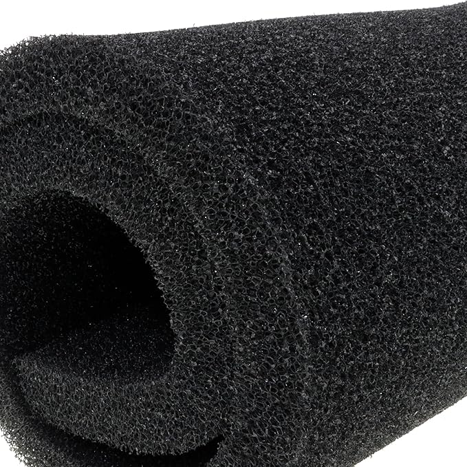 AFA Aquarium Filter Media Sponge Pad, Fish Tank Bio Open Cell Coarse Foam Block Foam Pre Filter Sponge Material (12" x 36" x 1" 25ppi)-PawvioPets