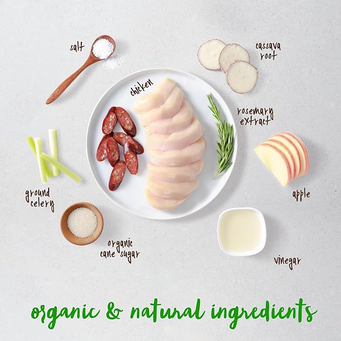 Full Moon Chicken Apple Sausage 12.0 oz-PawvioPets