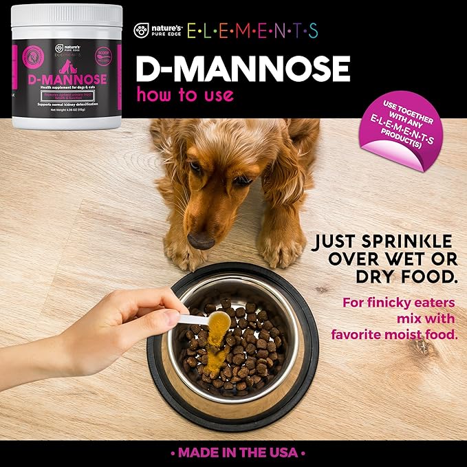 D-Mannose Supplement with Real Chicken for Dogs and Cats. Use for Immediate and Preventative Treatment of Bladder and Urinary Tract Infections UTIs. Stop Kidney Stones. Extra Strength 115 Grams.-PawvioPets