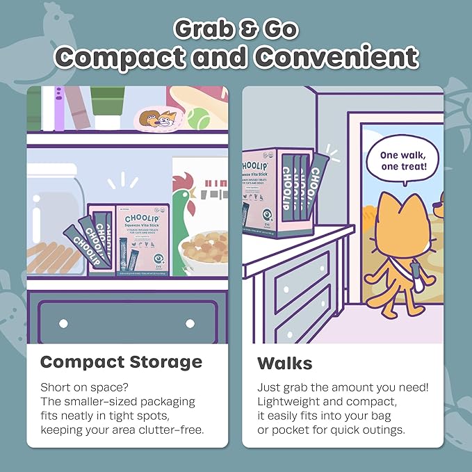 Grab & Go Squeeze Vita Stick Lickable Treats for Dogs & Cats. 49 Eye Health Sticks with Essential multivitamins. Soft and Tasty Paste for All Life Stages, Supporting Eyes Health-PawvioPets