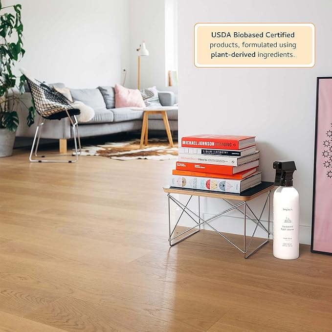 Begley's Hardwood Floor Cleaner Spray - Hard Wood Floor Cleaner for Mopping - Citrus Scent Hardwood Cleaner - 64 oz-PawvioPets