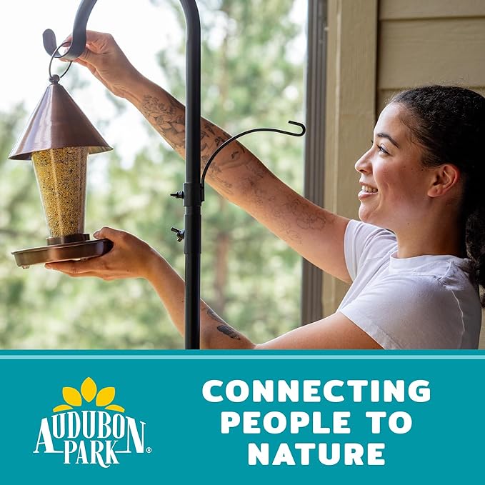 Audubon Park Waste Free Wild Bird Seed –12 lb. No Mess Blend with Sunflower Hearts & Peanut Pieces – Bird Food for Outside Feeders-PawvioPets