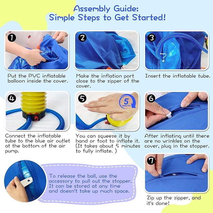 25" Herding Ball for Dogs – Durable Horse Ball Style Dog Toy with Cover – Dog Herding Toy for Outdoor Play, Training & Exercise – Great for Australian Shepherds & Large Breeds-PawvioPets