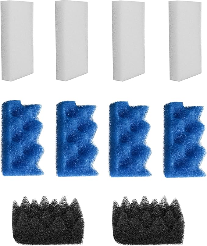 10Pcs Bio Foam Value Pack for Fluval 106/107 Aquarium Filter Media-PawvioPets