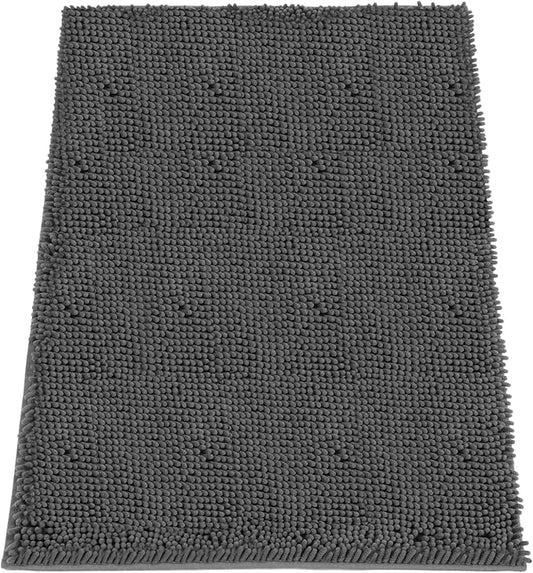 Absorbent Dog Door Mat for Muddy Paws, 72" x 48" Chenille Indoor Mats for Entryway, Trap Dirt Front Door Mat Indoor Entrance Washable Non Slip Soft-PawvioPets