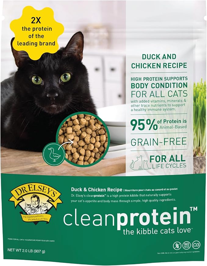 Dr. Elsey's cleanprotein Dry Kibble Duck 6.6 lb Bag-PawvioPets