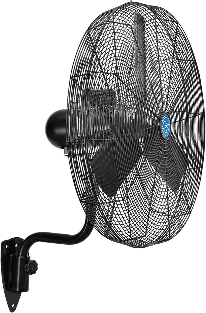 Continental Dynamics CD Premium 30" Oscillating Wall Mount Fan, TEFC Motor, 11,500 CFM, 1/2 HP-PawvioPets