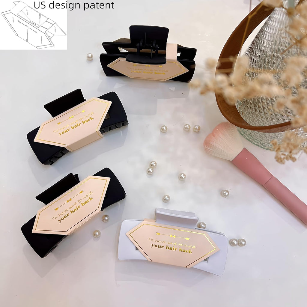 Bridesmaid Scrunchies Proposal Gifts Bachelorette Hair Claws Clips Girls heart sunglasses for Wedding Party Favors (40pcs Black box)